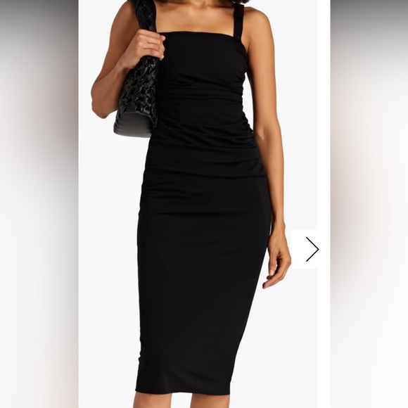 - 🔥NWT Helmut Lang Twisted Strapless Crepe Dress. Size XS - Picture 2 of 11